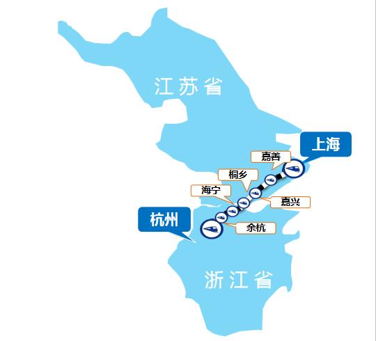 滬杭線高鐵列車(chē)廣告